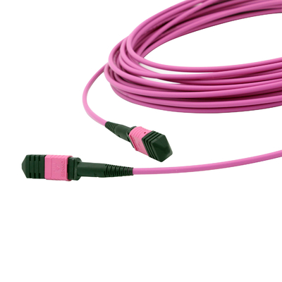 Kabel-Faser der Telekommunikations-8/12/24F OM4 MPO Optik-Mtp-Verbindungskabel 3mm