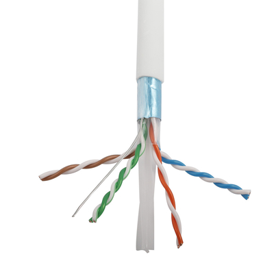 Folie Shieled Cat6A Netz-Kabel der ftp-Kabel-0.58MM 305m Trommel-10G