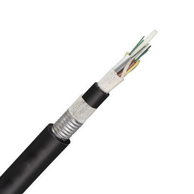 direktes begrabenes Faseroptikuntertagekabel Lichtwellenleiters GYFTY53 12Cores 2km