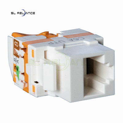 CER ROHS UTP Cat6a Trapezfehlerkoppler drehen kurzes Trapezfehlerverbindungsstück Rj45