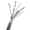 Kupfernes PVC 10 Gigabit Ethernet verkabelt 23awg 0.57mm, die Cat6a Ethernet-Kabel abschirmte