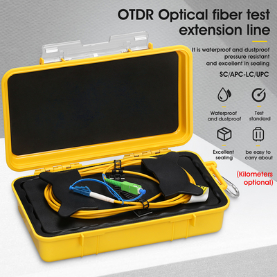 SC/APC-LC/UPC 2km des Faser-Optik-OTDR Faser-Ringe Produkteinführungs-Kabel-Kasten-1310/1550nm